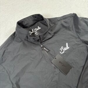 Bad Birdie Elements Mechanism Golf Top Mens Small Black Quarter Zip Performance